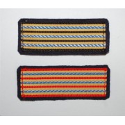 Travette (paio) per uniforme ordinaria invernale (O.I.) per Capo di Prima classe e Primo Maresciallo della Marina Militare Italiana Travette (paio) per uniforme ordinaria invernale (O.I.) per Capo di Prima classe e Primo Maresciallo della Marina Militare Italiana